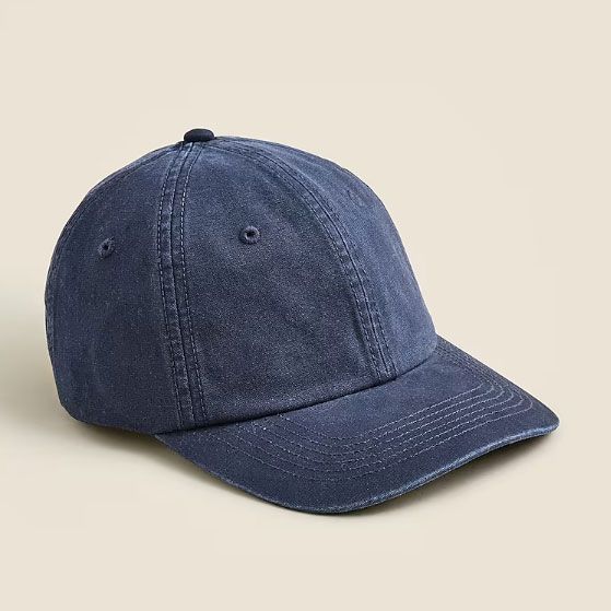 J. Crew Washed Canvas Baseball Cap