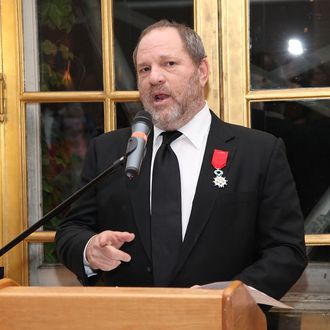 Producer Harvey Weinstein attends a reception for the screening of 