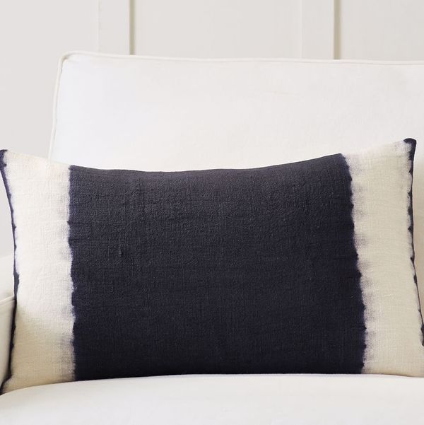 Pottery Barn Hand-Dip-Dyed Lumbar-Pillow Cover