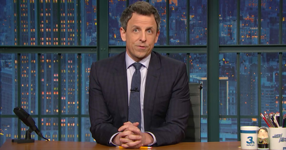 Seth Meyers Joins Sweden in Making Fun of President Trump