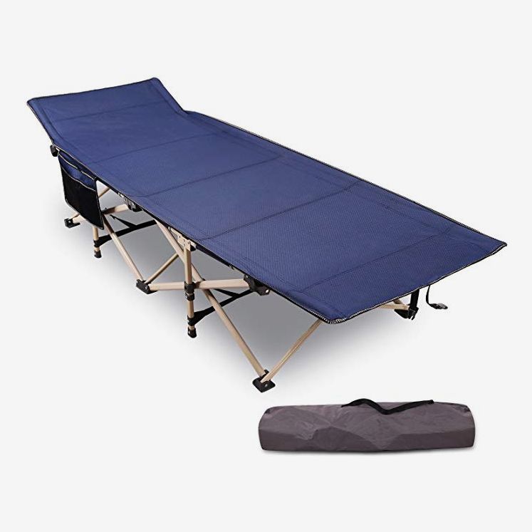 Konelia Folding Camping Cots for Adults 450lbs Most Comfortable Camping Tent Sleeping Cot Bed with Carry Bag for Beach BBQ Hiking Office Backpacking 