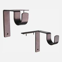 Kwik Hang Single Curtain Rod Brackets