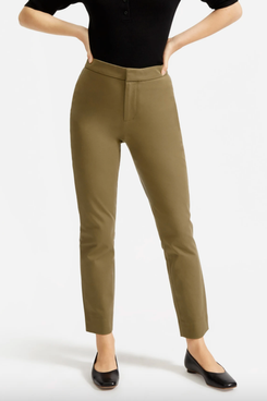 Everlane The Fixed-Waist Stretch Cotton Pant