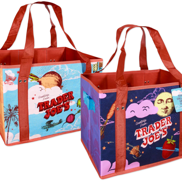 Trader Joe's Stand-Up Collapsible Grocery Tote
