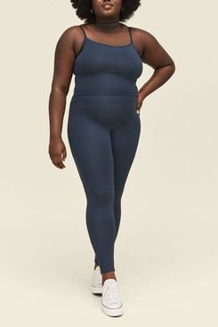 Black Barre Unitard bodysuit, Girlfriend Collective