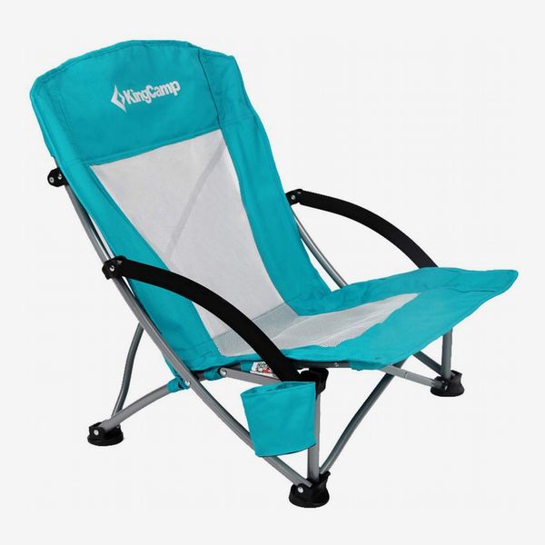 folding beach chair in a bag