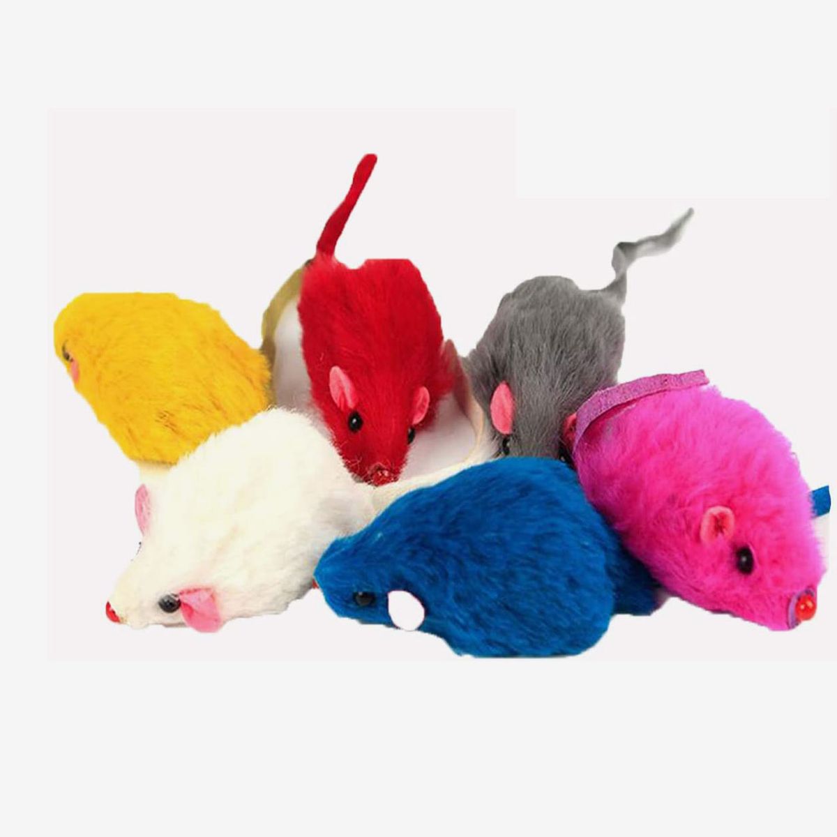 Kissmi Rattle Mice Cat Toy, 20er-Pack