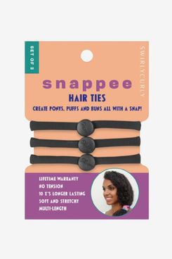 Swirly Curly Snappee No-Crease Snap-Off Hair Ties