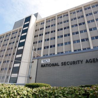 FILE - This Sept. 19, 2007, file photo, shows the National Security Agency building at Fort Meade, Md. The government is secretly collecting the telephone records of millions of U.S. customers of Verizon under a top-secret court order, according to the Sen. Dianne Feinstein, D-Cailf., chairwoman of the Senate Intelligence Committee. The Obama administration is defending the National Security Agency's need to collect such records, but critics are calling it a huge over-reach. (AP Photo/Charles Dharapak, File)