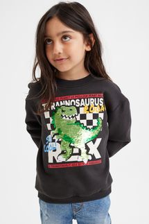 H&M Flip-Sequin Sweatshirt
