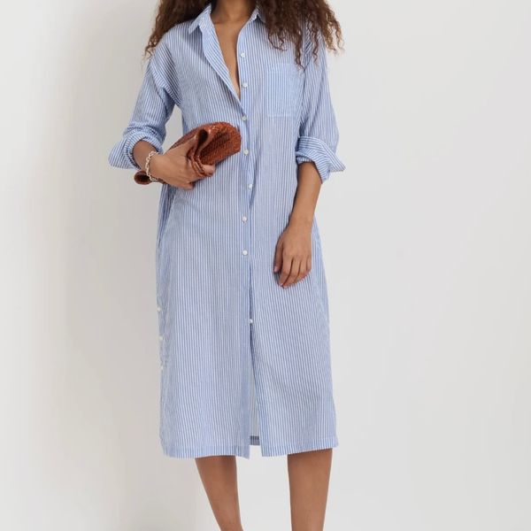 Alex Mill Kerry Shirtdress In Seersucker