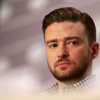 Actor Justin Timberlake attends the 'Inside Llewyn Davis' Press Conference during The 66th Annual Cannes Film Festival at Palais des Festivals on May 19, 2013 in Cannes, France. 