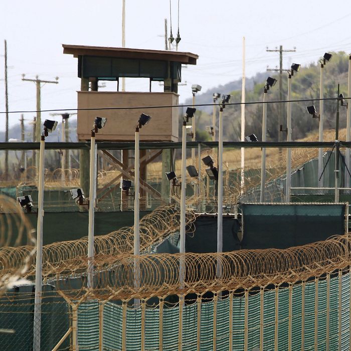 File photo of the exterior of Camp Delta at the U.S. Naval Base at Guantanamo Bay