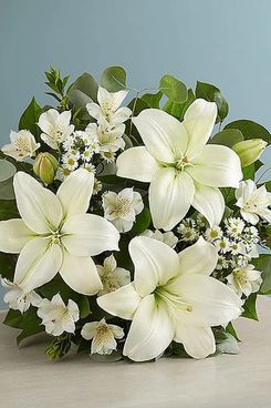 1-800-Flowers White-Lily Bouquet