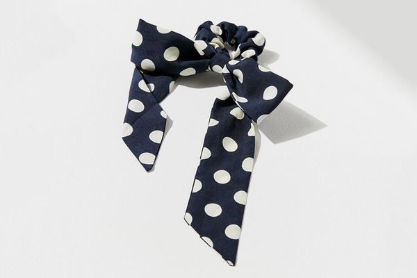 Darling Draped Patterned Bow Scrunchie