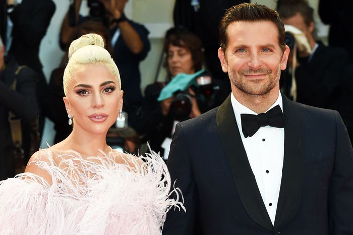 Lady Gaga and Bradley Cooper.