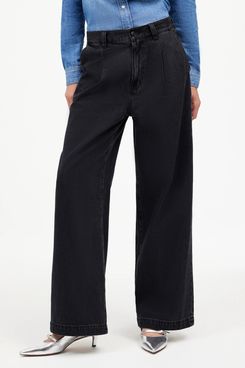 Madewell The Harlow Wide-Leg Jean: Airy Denim Edition - Hollenbeck Wash