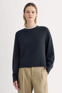Everlane The Boxy Crew in Cashmere