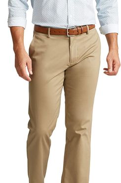 Dockers Men’s Straight Fit Signature Lux Cotton Stretch Khaki Pant