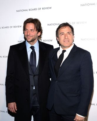 Actor Bradley Cooper and Director David O. Russell attend the 2013 National Board Of Review Awards at Cipriani 42nd Street on January 8, 2013 in New York City.