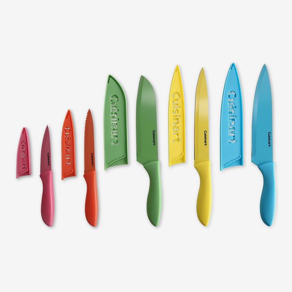 Cuisinart 10-Piece Ceramic-Coated Cutlery Set With Blade Guards