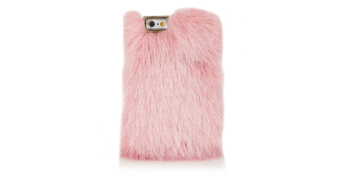 A Pink 'Faux'-Fur Phone Case From Skinny Dip