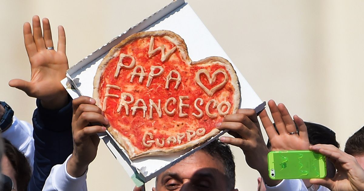 The worst thing about being pope is not going out for pizza