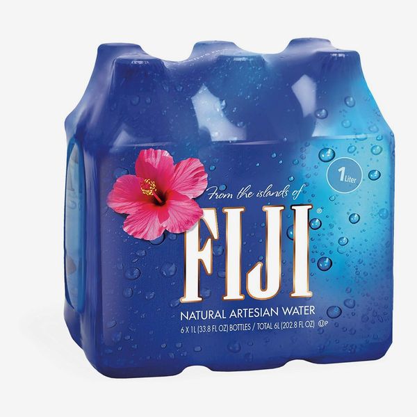 FIJI Natural Artesian Water, 1.0L Bottles (Pack of 6)