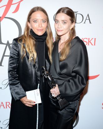 Mary-Kate and Ashley Olsen.