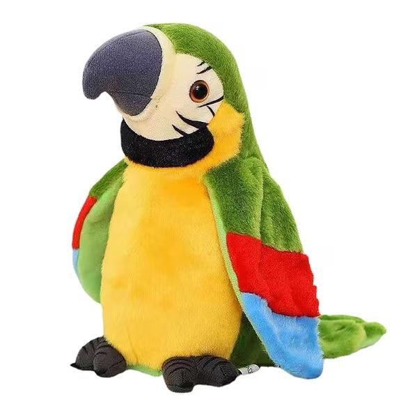 Talking Parrot Toy With Repeat What You Say Function