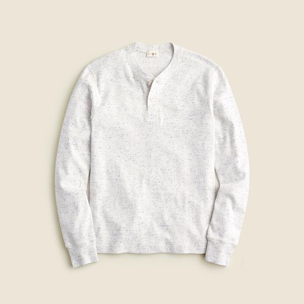 J.Crew Heritage Brushed Rib-Knit Henley