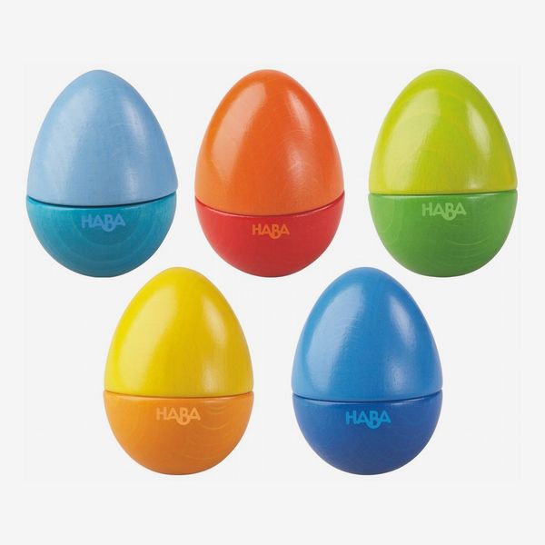 Haba Musical Eggs — 5 Wooden Eggs With Acoustic Sounds
