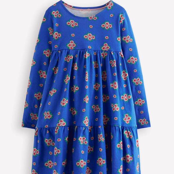 Mini Boden Ariel Long Sleeve Twirly Dress