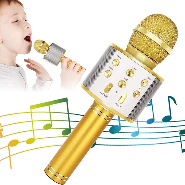 KIDWILL Wireless Bluetooth Karaoke Microphone
