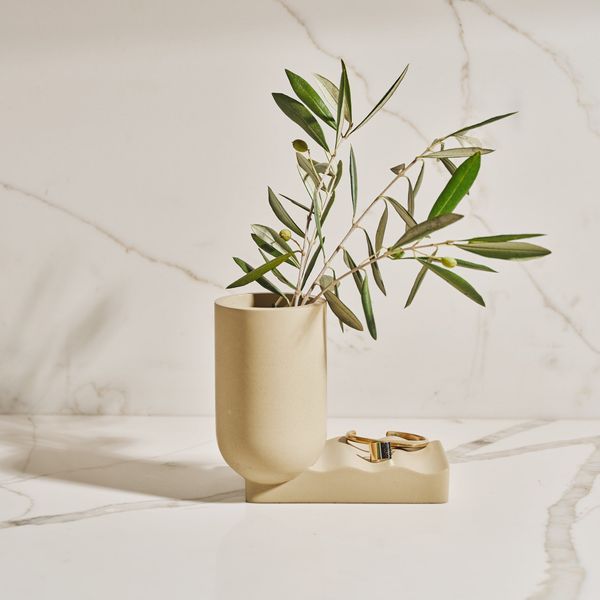 Wave Concrete Vase x Tan France