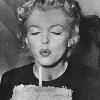 Actress Marylin Monroe On Her 30Tiest Birthday. Photograph. 1956.