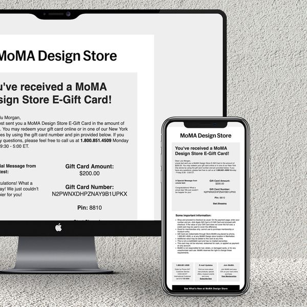 MoMA Design Store E-Gift Card