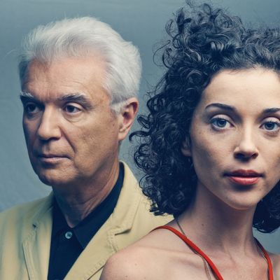 David Byrne and Annie Clark who records under the name St. Vincent