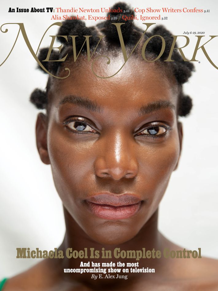 On The Cover of New York Magazine's TV Issue: Michaela Coel -- New York  Media Press Room