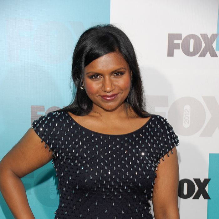 Mindy Kaling attends attends the Fox 2012 Programming Presentation Post-Show Party at Wollman Rink - Central Park on May 14, 2012 in New York City. 