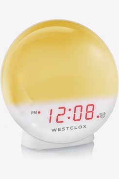 Westclox Sunrise/Sunset Stimulating Alarm Clock with Dimmable Nightlight