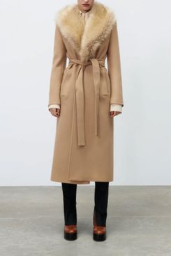 Zara Belted Wool Coat