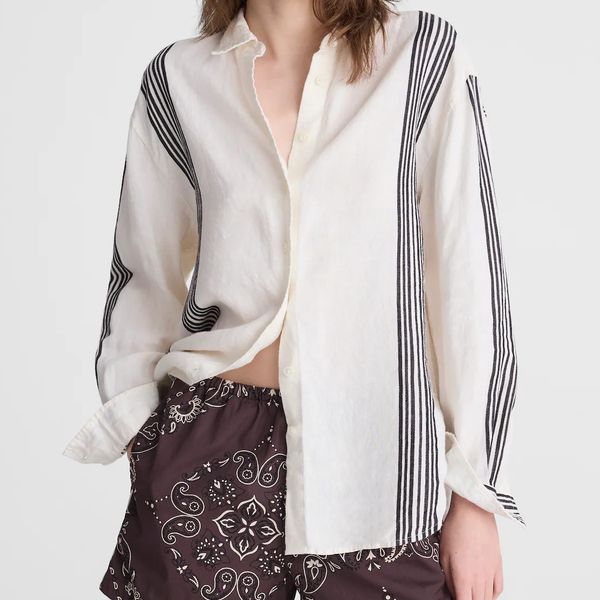 Madewell The Easy Shirt in Linen