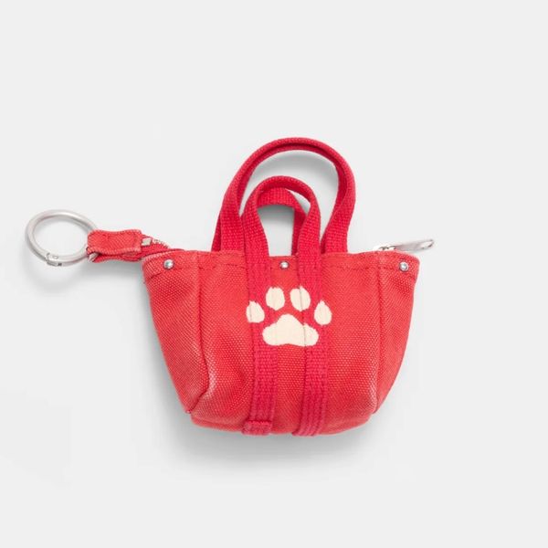 Dogue x Alex Mill Teeny Tiny Tote Keychain - Red