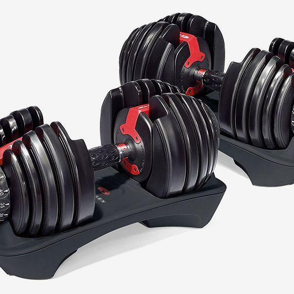Adjustable Dumbbell Weight Select 552 Fitness Workout Gym Dumbbells Single Syncs 