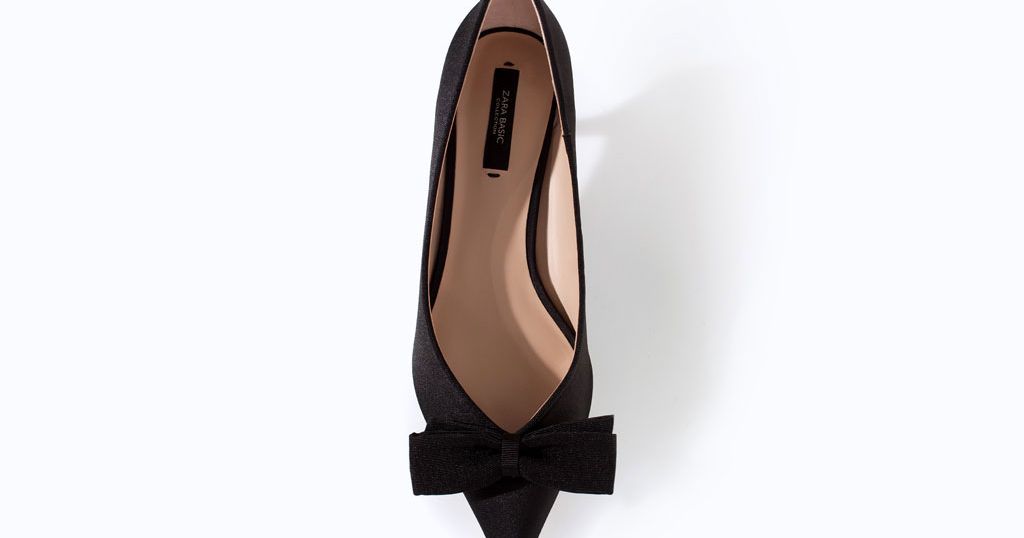 Best Bet Zara Kitten Heels With a Bow