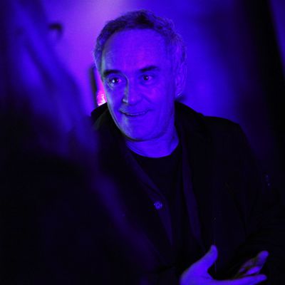 Ferran Adrià, taking in the sights.