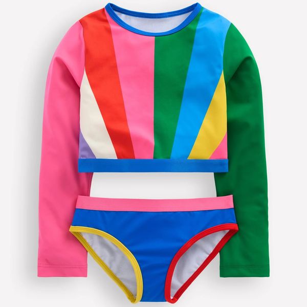 Boden Cropped Rash Vest Set