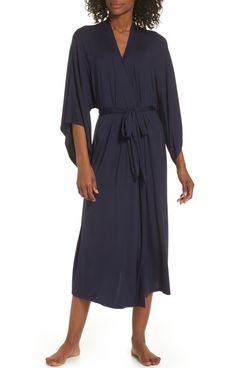 Eberjey Colette Kimono Sleeve Long Robe