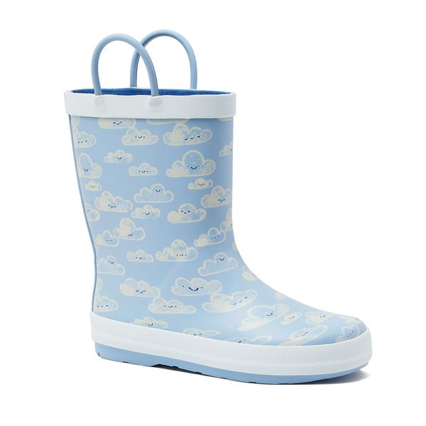 Lands’ End Kids Pull On Splash Rubber Rain Boots